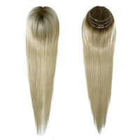 Perruque complète en dentelle de haute qualité 100 % cheveux humains bruts vietnamiens avec base en soie et clips pour femmes