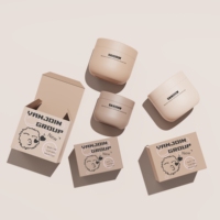 Emballages de luxe pour soins de la peau, pots et contenants vides pour beurre corporel, lotion, crème, 30 ml, 50 ml, 100 ml, 150 ml, 200 ml, avec boîte cosmétique