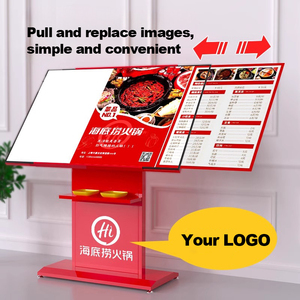 Giá Rẻ Giá quảng cáo LED nhà hàng Bảng menu Menu hiển thị bảng ánh sáng Hộp màn hình lớn sàn chiếu sáng menu <span class=keywords><strong>lightbox</strong></span> - Product Image 3