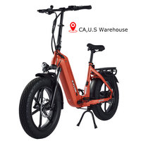 Pengiriman Cepat Dari California Sepeda Lipat Ban Tebal 20 Inch Kualitas Unggulan 7 Speed