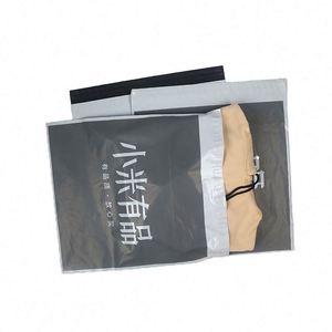 Custom logo Pe Plastic Shipping <b>Bag</b> <b>Compostable</b> Ldpe Grey White Plastic Courier Postage <b>Bag</b> for Cosmetic Packaging - Product Image 1