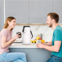 Vente Flash Transfrontalière : Tasse de Bureau Portable en Aluminium Double Couche de Haute Qualité, Grande Capacité 2,2 L, Isolation Thermique 6-12 Heures