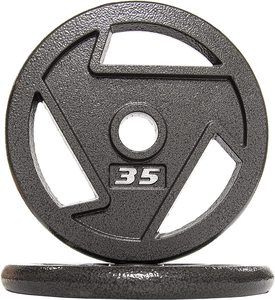 2 Langhantel-Griff platten aus Gusseisen 50mm Gewichtheber platten Kraft training Freie Gewichte Größen