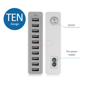 เครื่องชาร์จฮับ USB 10พอร์ตหลายช่องสำหรับนาฬิกาสมาร์ทโฟน OEM ODM - Product Image 2
