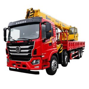 รถบรรทุกติดเครนตงเฟิง KH 8x4, 320 แรงม้า, ประหยัดน้ำมัน, กำลังแรงขึ้น, เสียงรบกวนต่ำขึ้น สำหรับงานยกของทางวิศวกรรม - Product Image 1