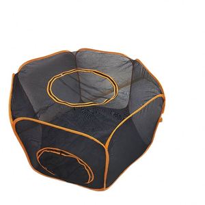 Juego de túnel para gatos transpirable y desplegable de la fábrica BSCI con bolsa de transporte portátil, carpa para gatos, caseta para interiores y exteriores. - Product Image 2