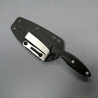 Couteau de chasse d'extérieur R162, nouveau design, manche G10, design volumineux, lame fixe, dos de lame à pic, couteau tactique de camping et de bushcraft tranchant