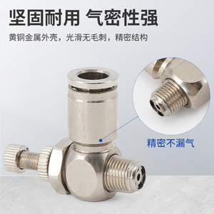 Válvula reguladora neumática Sl8 02 10 03 12 04 6 01 4 M5 de acero inoxidable para uso automotriz - Product Image 4