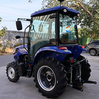 Tracteur agricole Coc 50HP 4x4 avec chargeur frontal, pompe haute productivité et composants de boîte de vitesses