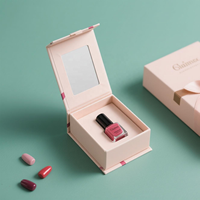Boîte de papier magnétique à clapet d'impression de logo personnalisé boîte d'emballage de cosmétiques de parfum boîtes de vernis à ongles de rouge à lèvres