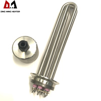 Élément chauffant pour brassage 380v 6kw 2 pouces Tri Clover Clamp Chauffage à immersion