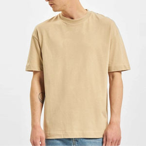 Camiseta de Lujo de Corte Holgado, Fabricación Personalizada, Camiseta Oversize de Algodón, Unisex, de Alta Calidad, Lisa, Gruesa, para Hombre - Product Image 3