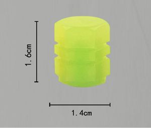 Lot de 4 capuchons de valve lumineux phosphorescents, universels, anti-poussière, pour voiture, moto, vélo - Product Image 3