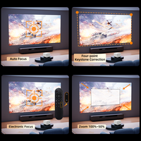 Mini Proyector Portátil Android 4K H5 Pro, Proyectores HD 4k 1080p, Cine en Casa, Televisor, Proyector Android, Proyector de Video 4K
