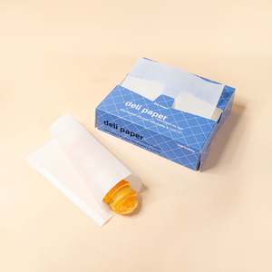 Emballage Durable 12\" X 10.75\" Papier Deli Ciré Sec Feuilles d'Emballage Alimentaire pour Sandwich Pop-Up (Paquet de 500) - Product Image 4