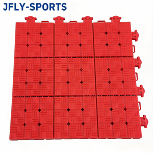Baldosas de suelo entrelazadas para exteriores resistentes a los rayos UV, antideslizantes, para canchas de baloncesto, aptas para todo tipo de clima. - Product Image 1