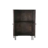 Buffet en métal Mango 84x43x153,5 Marron foncé