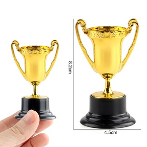 Coupes de trophées en plastique dorées, mini-trophées, compétitions sportives, prix de victoire, concours de l'orthographe, récompenses de match, cadeaux de fête - Product Image 5
