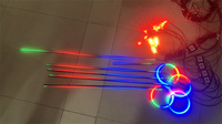 22 en 1 - Lumières d'ambiance LED pour voiture - Symphonie de couleurs - 64 couleurs - Bande acrylique - Éclairage ambiant pour voiture