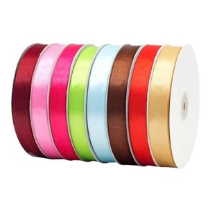 Cinta de Raso de Poliéster 100% con Estampado de Flores y Bronceado, Personalizable, para Envolver Regalos de Cumpleaños, Venta Caliente - Product Image 1