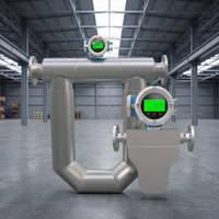 Medidor de Flujo Coriolis Yunyi con Conexión Tri-Clamp DN15 a DN80 para Líquidos de Alimentos, Bebidas y Farmacéuticos con Precisión del 0.2 Por Ciento