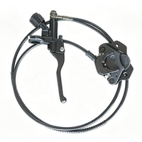 Kits de Reparación de Go Karts, Freno de Disco Hidráulico Trasero Universal y Duradero para una Frenada Segura