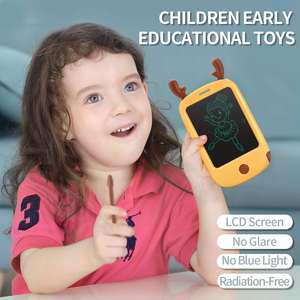 Tablette numérique LCD Grechi 4,4 pouces Fawn avec batterie pour les enfants de 5 à 7 ans - Jouet éducatif de <span class=keywords><strong>dessin</strong></span> certifié EN71 - Product Image 5