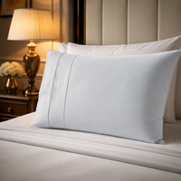 Maigalan — housse de coussin 100% coton, taie d'oreiller blanche unie, style enveloppe