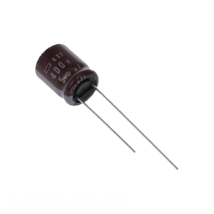 Original Through Hole CAP ALUM 5.6UF 20% 400V RADIAL 5.6 uF EKXF401ELL5R6MJC5S Capacitor - Product Image 1