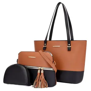 Women's fringe Handbag set Women's Handbag Shoulder Bag Set Women's handbag and purse set