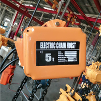 Palans électriques à chaîne 5 tonnes, à vitesse simple ou double, avec chariot et télécommande, protection IP55, neufs, fabriqués en Chine