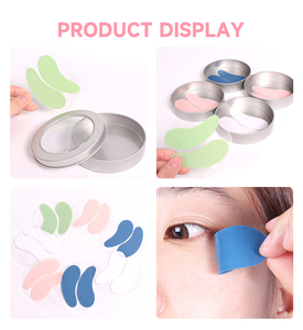 OEM 100% patchs <span class=keywords><strong>anti</strong></span>-<span class=keywords><strong>rides</strong></span> en <span class=keywords><strong>silicone</strong></span> réutilisables personnalisés de qualité alimentaire pour les yeux estompent les cernes sous le masque pour les yeux - Product Image 5