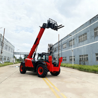 Chariot télescopique Yuchai TR740 de 85 kW, 4 tonnes, 7 m, tout-terrain, robuste, avec modes de direction, moteur diesel, 4 roues motrices, garantie 1 an