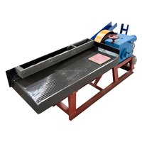 Équipement de valorisation de l'or : Table vibrante à petite échelle, séparateur gravimétrique de tailings d'or, table vibrante en fibre de verre