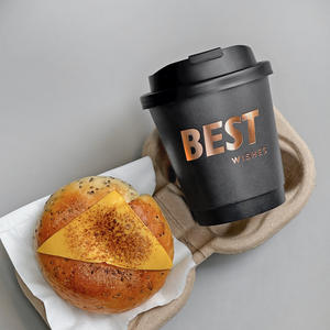 कस्टम लोगो कोलाौर 8 औंस पेपर कॉफी कप निर्माता आपूर्तिकर्ता पेपर कप - Product Image 2