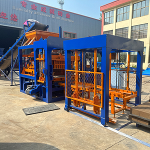 Tro bay khối bê tông Máy làm gạch Máy làm QT4-15 bùn Khối Máy AAC khối dây chuyền sản xuất - Product Image 4