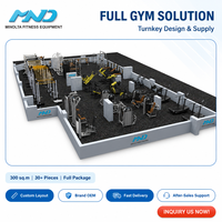 Nouvelle conception, ensemble complet, export direct usine, équipement de fitness et musculation, machine commerciale de gym 3D pour fessiers et poussée de hanche