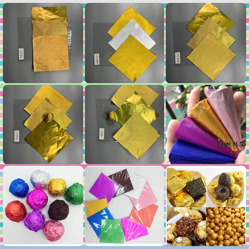 Paper Aluminum Foil For Egg Chocolate Wrapping