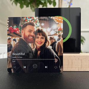 Nuevo Imán de Refrigerador Acrílico Personalizado al por Mayor <span class=keywords><strong>con</strong></span> Reproductor de Música, Imán de Refrigerador <span class=keywords><strong>con</strong></span> Álbum de Fotos Personalizado DIY - Product Image 6