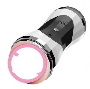 Hot Selling Male Sex Toys elektrischer Mastur bator Doppelkopf Masturbation becher für Männer von Hand Sextoy für Männer Fabrik preis - Product Image 4