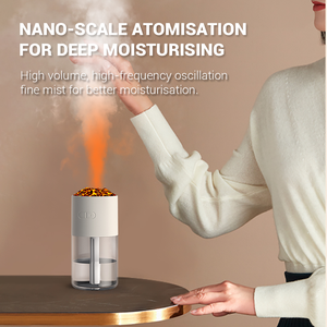 Ngọn Lửa Không Khí Hương Thơm Khuếch Tán Độ Ẩm USB Siêu Yên Tĩnh Tinh Dầu Khuếch Tán Với 7 Màu Xách Tay <span class=keywords><strong>Mini</strong></span> Xe Máy Tạo Độ Ẩm Cho Phòng Ngủ - Product Image 5