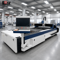 NJBOST Wirtschaftliche Tisch-Metall-CNC-Stahlfaser-Laserschneidmaschine 2kW 3kW 4kW mit Cypcut-Steuerungssystem, unterstützt AI BMP PLT Grafiken