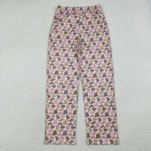 P1001 RTS Hot Sale Boutique Wholesale Camo Print spring pocket trouser Adult Women Long pants - Product Image 1
