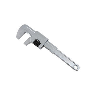 Clé à tuyau réglable de 11 à 16 pouces, mâchoire dentée, en acier au chrome-vanadium, qualité industrielle, fonctionnement manuel, à une seule extrémité - Product Image 1