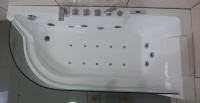 Vente flash, baignoire de luxe pour la maison, baignoire rectangulaire profonde à remous, baignoire pour 1 personne