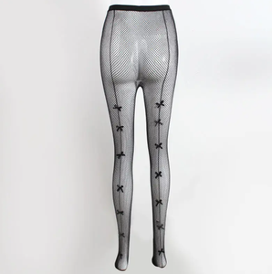Pantimedias de seda a la moda para mujer, <span class=keywords><strong>medias</strong></span> de red <span class=keywords><strong>transparentes</strong></span> sexis para niñas con diseño de una línea, moda para mujer, 2017 - Product Image 1
