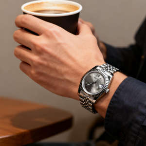 Reloj de Lujo para Hombre, con Movimiento de la Mejor Calidad, Acero Inoxidable, Resistente al Agua 3BAR, Automático - Product Image 1