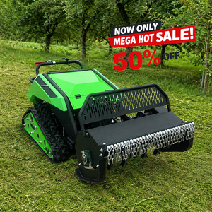 Tondeuse à gazon puissante à moteur diesel 50cm 60cm 80cm 90cm pour usage domestique et jardin, débroussailleuse télécommandée - Product Image 1
