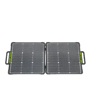 New design ETFE mono black portable solar panel 60W foldable solar panel portable folding solar panel kit with p
