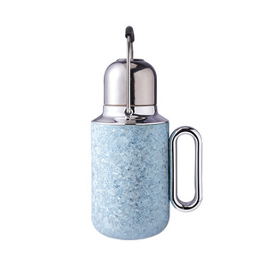 Pure Titanium <b>Thermos</b> Flask With Temperature Display 500Ml Travel Outdoor Use Stainless Steel Tumbler With <b>Tea</b> Strainer Lid - Product Image 3